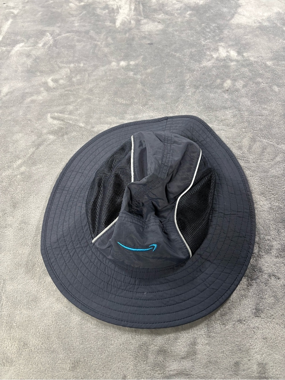 Amazon Blue and Black Outdoor Bucket Hat